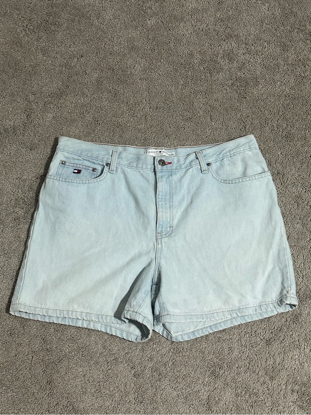 Tommy Hilfiger light blue denim shorts